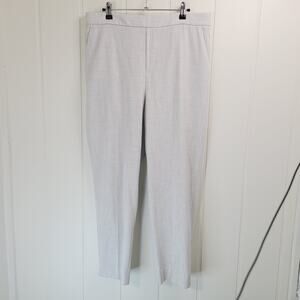 Banana Republic Hayden Pants Light Gray Pull on Size 14 Office Casual Business
